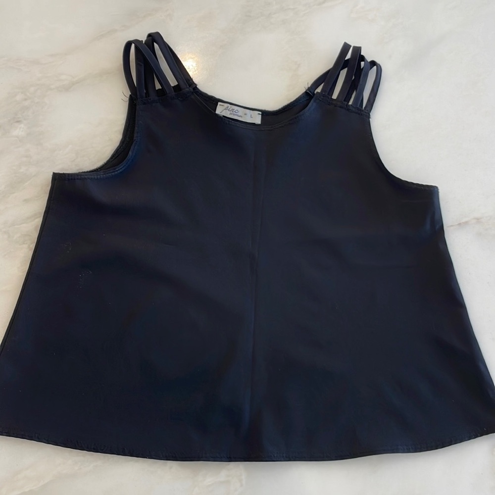 Pinc Premium Girls Black Dress Top-Size L